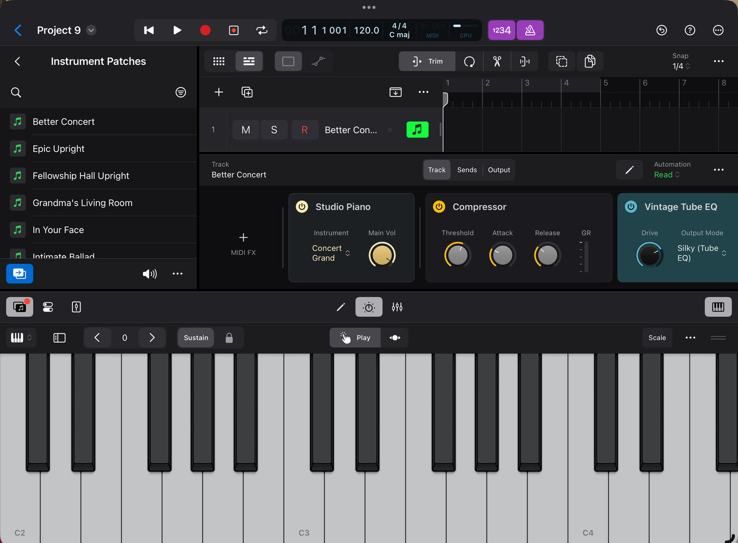 Logic Studio Piano Presets (iPad Only)